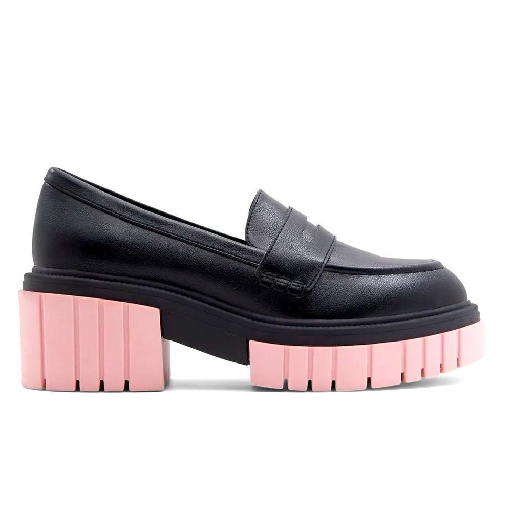 Call It Spring PARISS Platform Heel Loafers Vegan